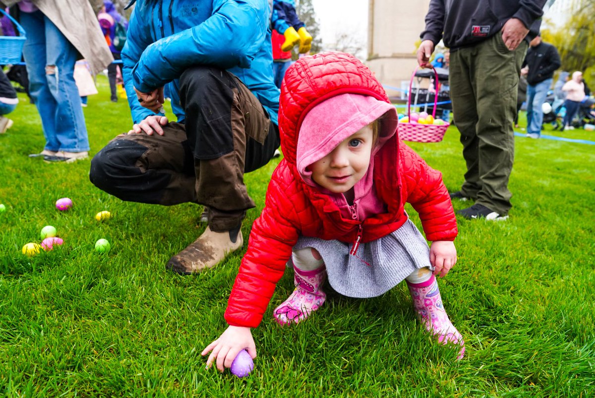 Another Easter Egg Hunt in the books! 🐣💐 Despite the rain, the smiles and joy made it all worth it. A huge thank you to our community, amazing partners and volunteers with The ISAAC Foundation, One Heart Spokane, and River Park Square for helping make this special day happen.
