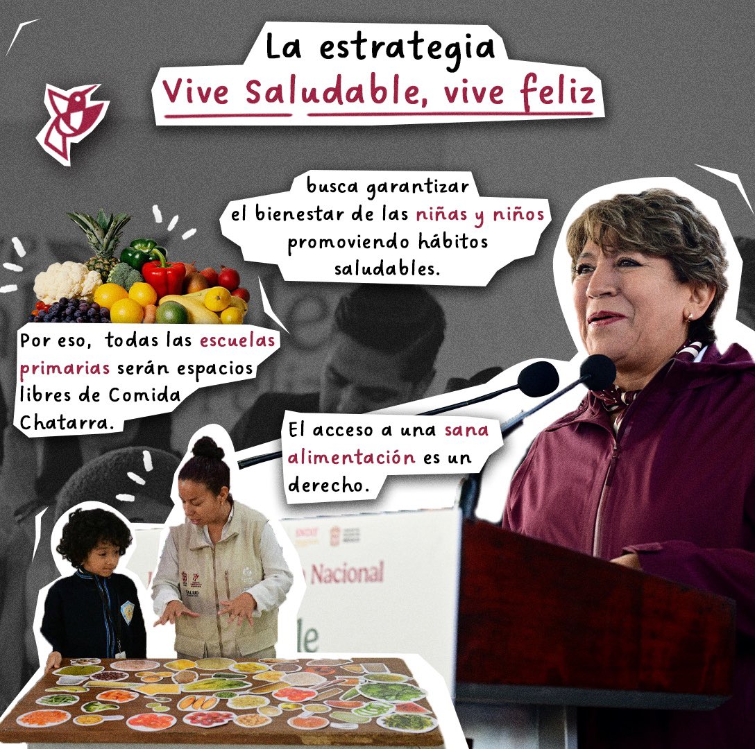 Horacio Duarte Olivares (@horacioduarteo) on Twitter photo Todas las niñas, niños y adolescentes tienen derecho a una alimentación sana y libre de comida chatarra 👧🏽👦🏻
La estrategia “Vive Saludable, Vive Feliz”, presentada por la PresidentA <a href="/Claudiashein/">Claudia Sheinbaum Pardo</a>, y respaldada por la Gobernadora <a href="/delfinagomeza/">Delfina Gómez A.</a> construye, junto con las escuelas, Todas las niñas, niños y adolescentes tienen derecho a una alimentación sana y libre de comida chatarra 👧🏽👦🏻
La estrategia “Vive Saludable, Vive Feliz”, presentada por la PresidentA <a href="/Claudiashein/">Claudia Sheinbaum Pardo</a>, y respaldada por la Gobernadora <a href="/delfinagomeza/">Delfina Gómez A.</a> construye, junto con las escuelas,