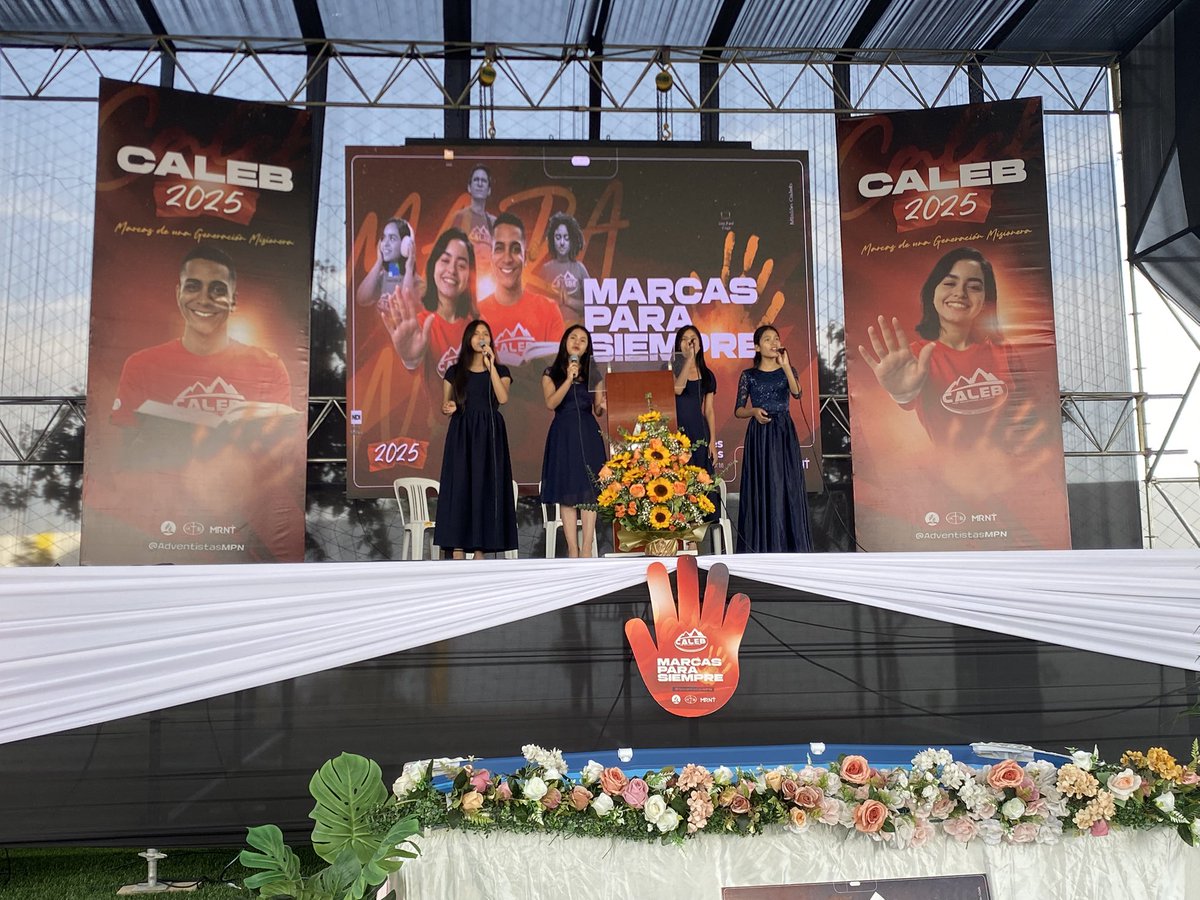 ✨Como parte del programa de lanzamiento se presenta 🎶,"Voces de fe", conjunto musical del Colegio Adventista Pimentel con una bella alabanza.

#YosoyCaleb #MisiònCaleb