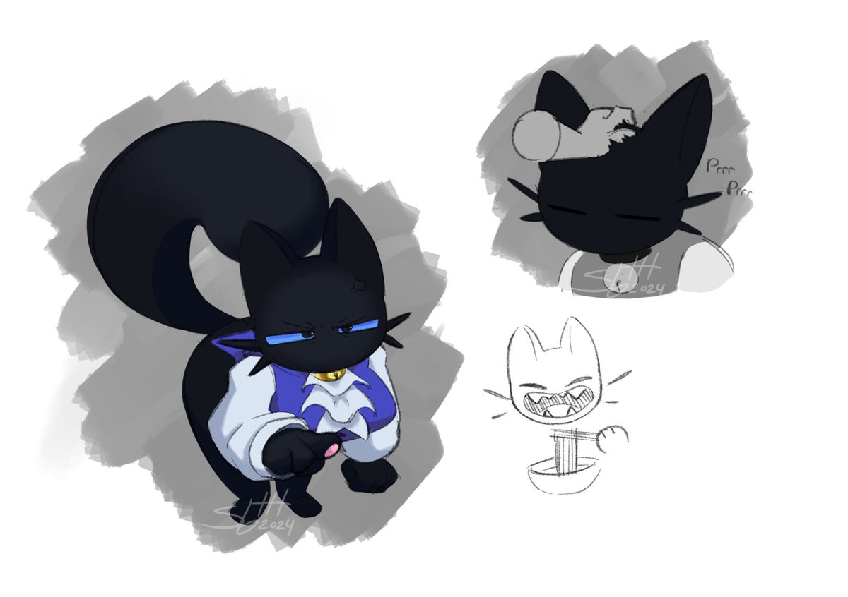 SboundHellhound's tweet photo. @n0valect One of the thousands of cat oc’s because I’m uncreative 🥰 https://t.co/6a004strET
