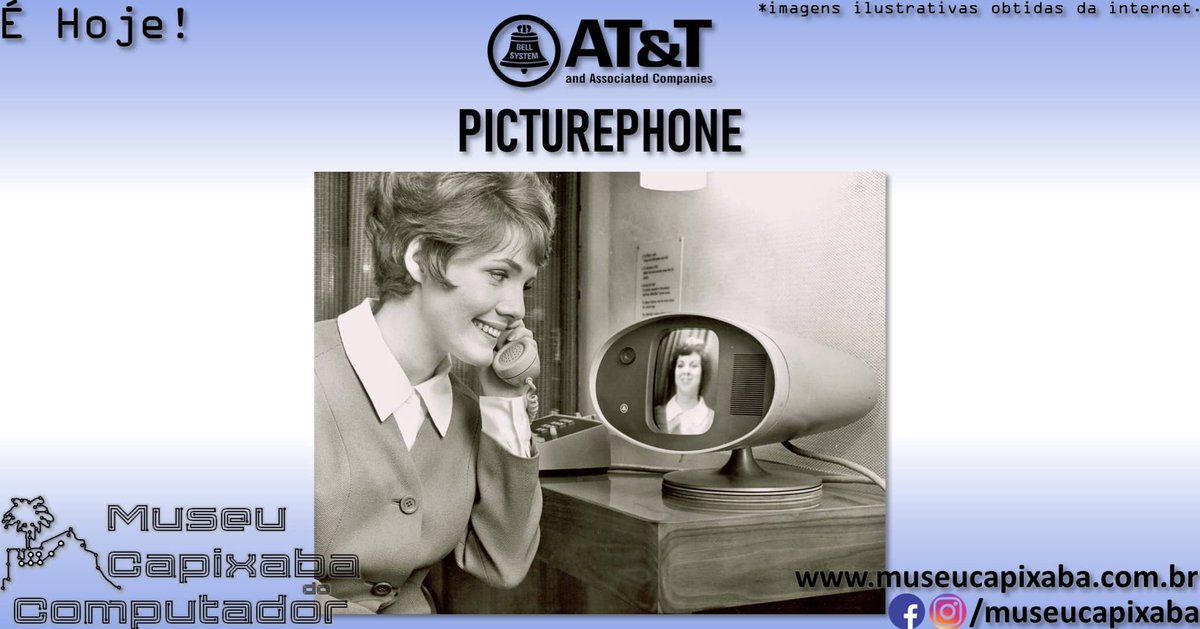 museucapixaba's tweet photo. É hoje! O Picturephone de 1964.

+em https://t.co/tB2u4AqpE7

#MuseuCapixaba #mcc #éhoje #museu #Tecnologia #ATT #BellLabs #BellSystem #BTC #Picturephone #DonaldShafer #HerbertEugeneIves #WilliamLLaurence #JohnHarper #PeterFlaherty #Skype #Vídeochamada #Vídeofone https://t.co/g2W5IR03aN