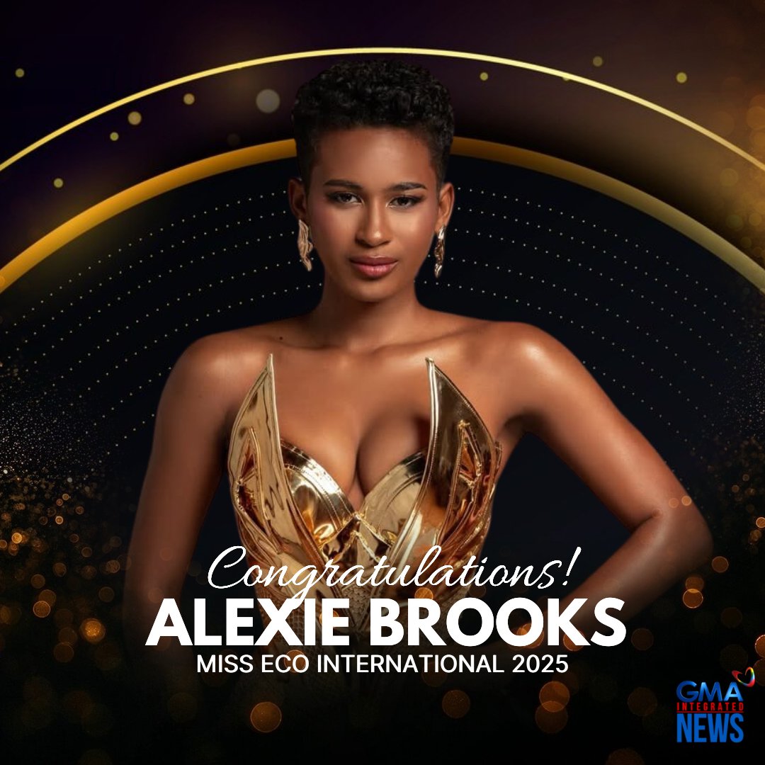 OUR MISS ECO INTERNATIONAL 2025 ALEXIE BROOKS 👑🇵🇭✨

Alexie Brooks, who was appointed as Miss Eco Philippines 2025, just claimed the crown, becoming Miss Eco International 2025 in Egypt!