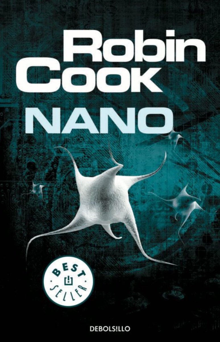truncer's tweet photo. 17/2025 #libros #literatura #bestseller #epub #books #robincook
Robin Cook (2012)
“Nano”
La Doctora Pia Grazdani, médico, trabaja como investigadora en experimentos con microbívoros encargados de destruir bacterias ciliadas sin que se genere rechazo por bioinmunidad, para pasar luego a animales y a seres humanos, en sus laboratorios del departamento de biología molecular de las restringidas instalaciones Nano S.L. en Boulder, Colorado.
Su trabajo es confidencial e inaccesible al exterior, pero útil a otros departamentos a los que ella no tiene acceso.
Parece que Nano S.L. no tiene un control ético, clínico ni financiero.
En los edificios de Nano S.L. las paredes tienen pintura elaborada con Nanotecnología que bloquean radiofrecuencias, laboratorios para recogida y análisis de datos con estadísticas avanzadas, control del iris para accesos, biomarcadores, nonobots, microbívoros, manufactura molecular, registros cardiorrespiratorios en situaciones de esfuerzo, control de proteínas en el Alzheimer.
Nanotecnología de alto nivel y secretismo ante la fuerza de las competencias.
“Lo peor no era lo que sabíamos. Era lo que no sabíamos y aún así usábamos.”
.