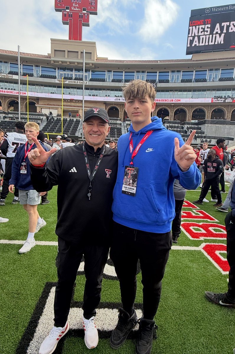 Cash_Harbison's tweet photo. Had a great visit to the 806! #WreckEm

@TexasTechFB @CoachCochranTTU @BnanceTTU @JoeyMcGuireTTU @jkbtjc_53 @ClayMcGuireTTU @JoleeMcguire @CoachDT_TFB @Tolleson20 @MacCorleone74 @CoachWhiteDB1 @charbison02 @Marchen44 @TFloss32 https://t.co/zqI5eVPbff