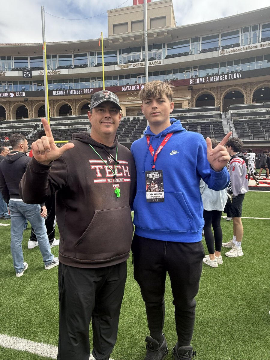 Cash Harbison (@cash_harbison) on Twitter photo Had a great visit to the 806! #WreckEm
<a href="/TexasTechFB/">Texas Tech Football</a> <a href="/CoachCochranTTU/">Josh Cochran</a> <a href="/BnanceTTU/">🥷 Brian Nance 🌵</a> <a href="/JoeyMcGuireTTU/">Joey McGuire 🌵</a> <a href="/jkbtjc_53/">James Blanchard 🌵</a> <a href="/ClayMcGuireTTU/">Clay McGuire</a> <a href="/JoleeMcguire/">JoLee McGuire</a> <a href="/CoachDT_TFB/">DT</a> <a href="/Tolleson20/">Coach Tolly 2⃣0⃣🇺🇸</a> <a href="/MacCorleone74/">Rion (Ree-un) Young</a> <a href="/CoachWhiteDB1/">Coach White</a> <a href="/charbison02/">Caleb Harbison</a> <a href="/Marchen44/">On Da Marc Sports🏈</a> <a href="/TFloss32/">Todd Glawson</a> Had a great visit to the 806! #WreckEm
<a href="/TexasTechFB/">Texas Tech Football</a> <a href="/CoachCochranTTU/">Josh Cochran</a> <a href="/BnanceTTU/">🥷 Brian Nance 🌵</a> <a href="/JoeyMcGuireTTU/">Joey McGuire 🌵</a> <a href="/jkbtjc_53/">James Blanchard 🌵</a> <a href="/ClayMcGuireTTU/">Clay McGuire</a> <a href="/JoleeMcguire/">JoLee McGuire</a> <a href="/CoachDT_TFB/">DT</a> <a href="/Tolleson20/">Coach Tolly 2⃣0⃣🇺🇸</a> <a href="/MacCorleone74/">Rion (Ree-un) Young</a> <a href="/CoachWhiteDB1/">Coach White</a> <a href="/charbison02/">Caleb Harbison</a> <a href="/Marchen44/">On Da Marc Sports🏈</a> <a href="/TFloss32/">Todd Glawson</a>