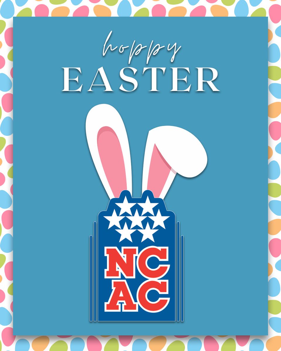 Happy Easter, #NCACFamily! May your day be filled with jellybeans, chocolate eggs, and all the sweetness of the season. 🌷🐰
