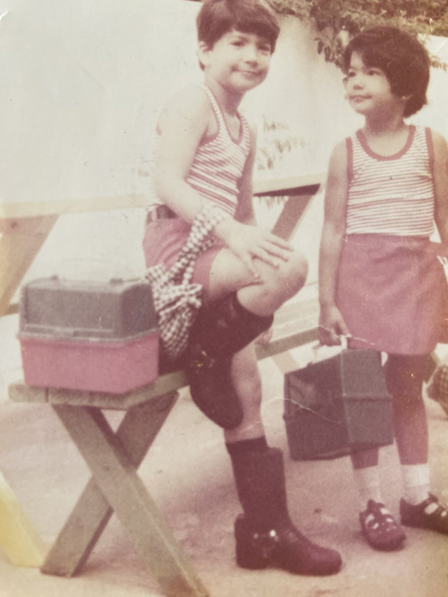 Proof that I’ve always wanted to be a cowboy. 🤠This photo was taken in the backyard of my childhood home in Rio Piedras, Puerto Rico.🇵🇷 My sister was like, “Bro, don’t you know we live on a tropical island?!”🏝️ Hehehe! 😁
