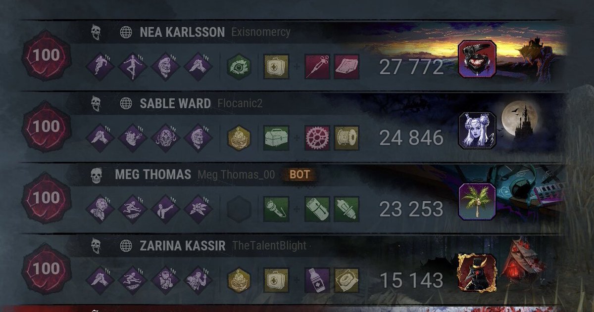 Meowsk3rr's tweet photo. “Ew why are killers tunnelling? Don’t they know it isn’t fun for us, it’s so toxic we just wanna play for fun” 
The fun in question: https://t.co/KXe0AA1HyY