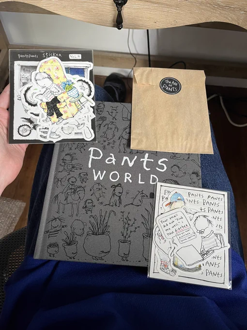 Just secured my copy of @pants new book….. I'm literally shaking rn 