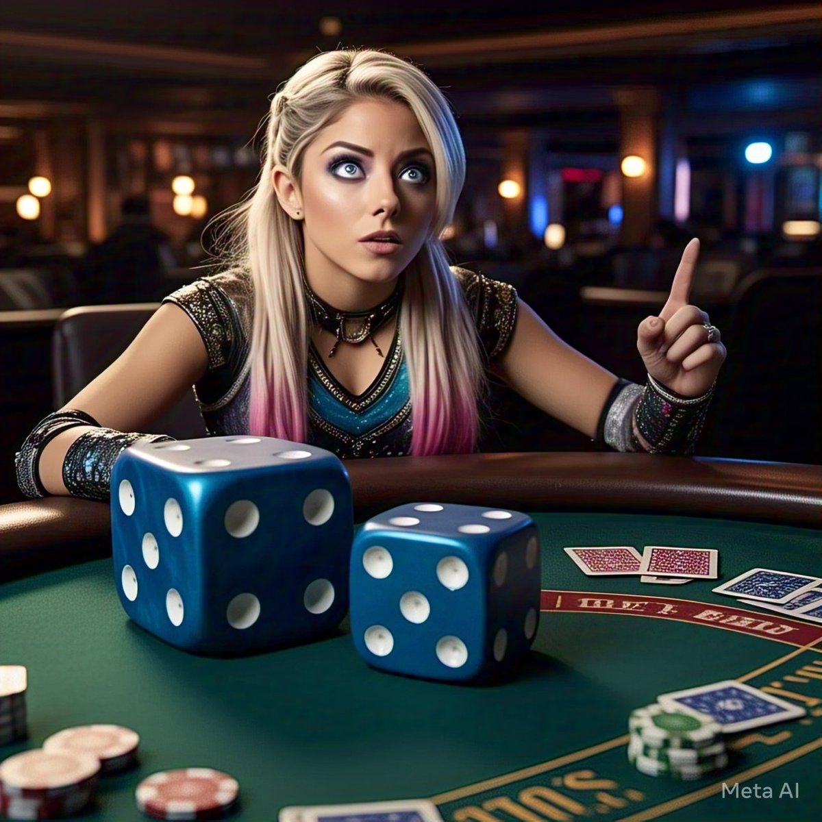 Huh, seems this casino deals in size rather than money ... well I'm only a COUPLE inches shorter than normal right now ... I can win it back! Just one more bet! I swear I'm good for it!