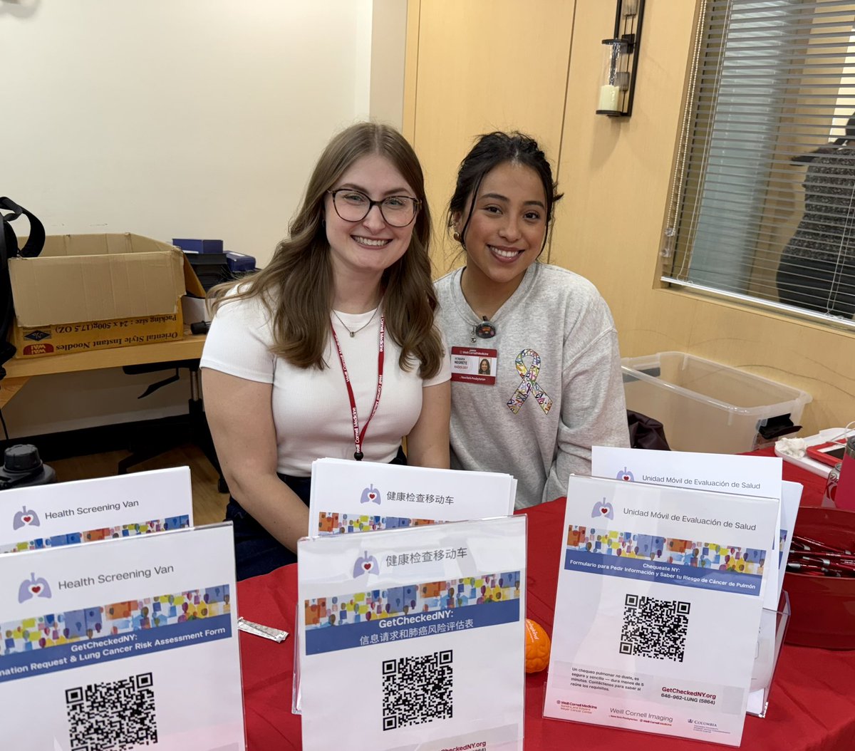 OConflentiRN's tweet photo. Had a great time at the @raisinghealth_ Power Up Health Fair, raising awareness for #lungcancer prevention &amp; our Health Screening Van launching this summer! Grateful to work w/partners to advance #healthequity &amp; access to care across NYC 🚐🤝🫁 
@WCM_MeyerCancer @columbiacancer https://t.co/EPzZG1MTNv