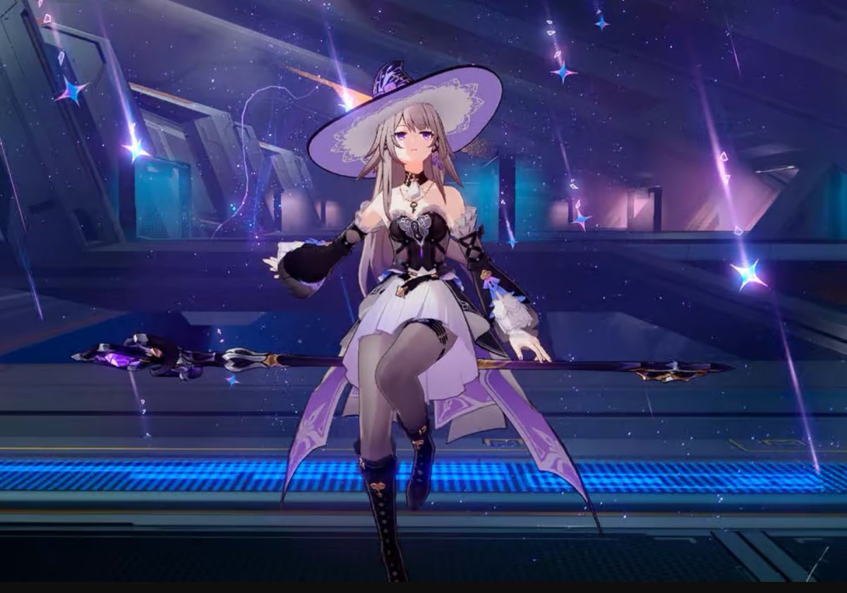 FireSisterBee's tweet photo. Day 14 : The Herta from Honkai Star Rail

Witch hat size to cup size ratio : 225% (they nailed her design sooo much) https://t.co/Ma2Zcju8VX