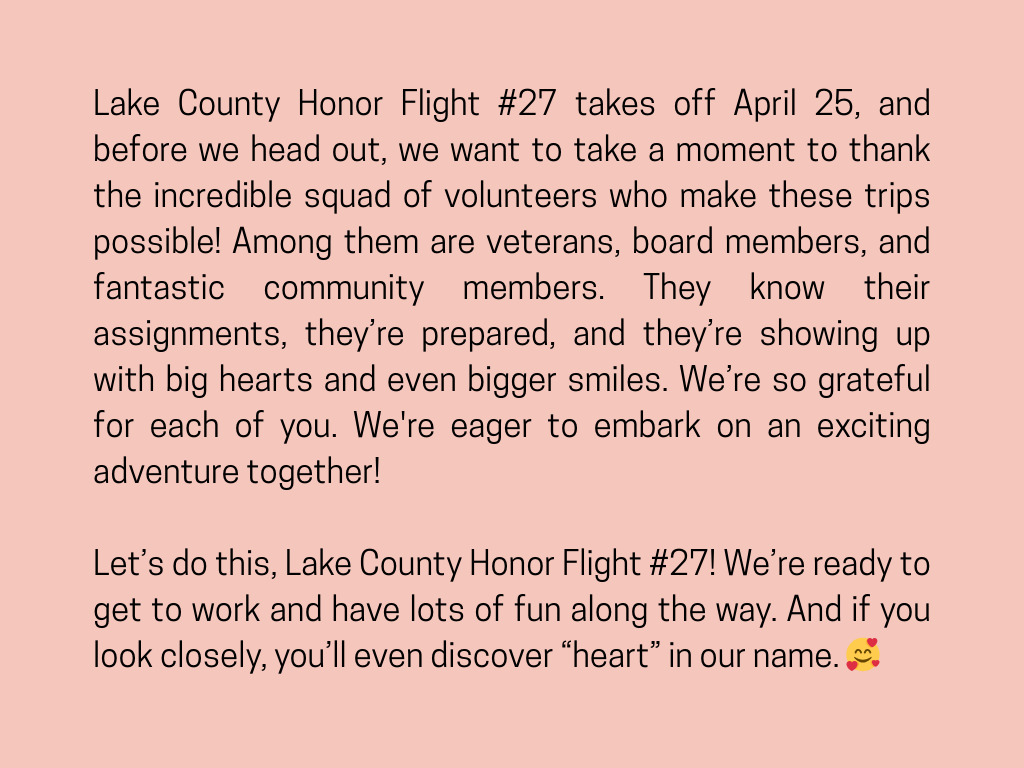 LCHonorFlight's tweet photo. #LakeCountyHonorFlight #LCHF27 #SquadReady #ForTheVets https://t.co/tnx6wPpNcl