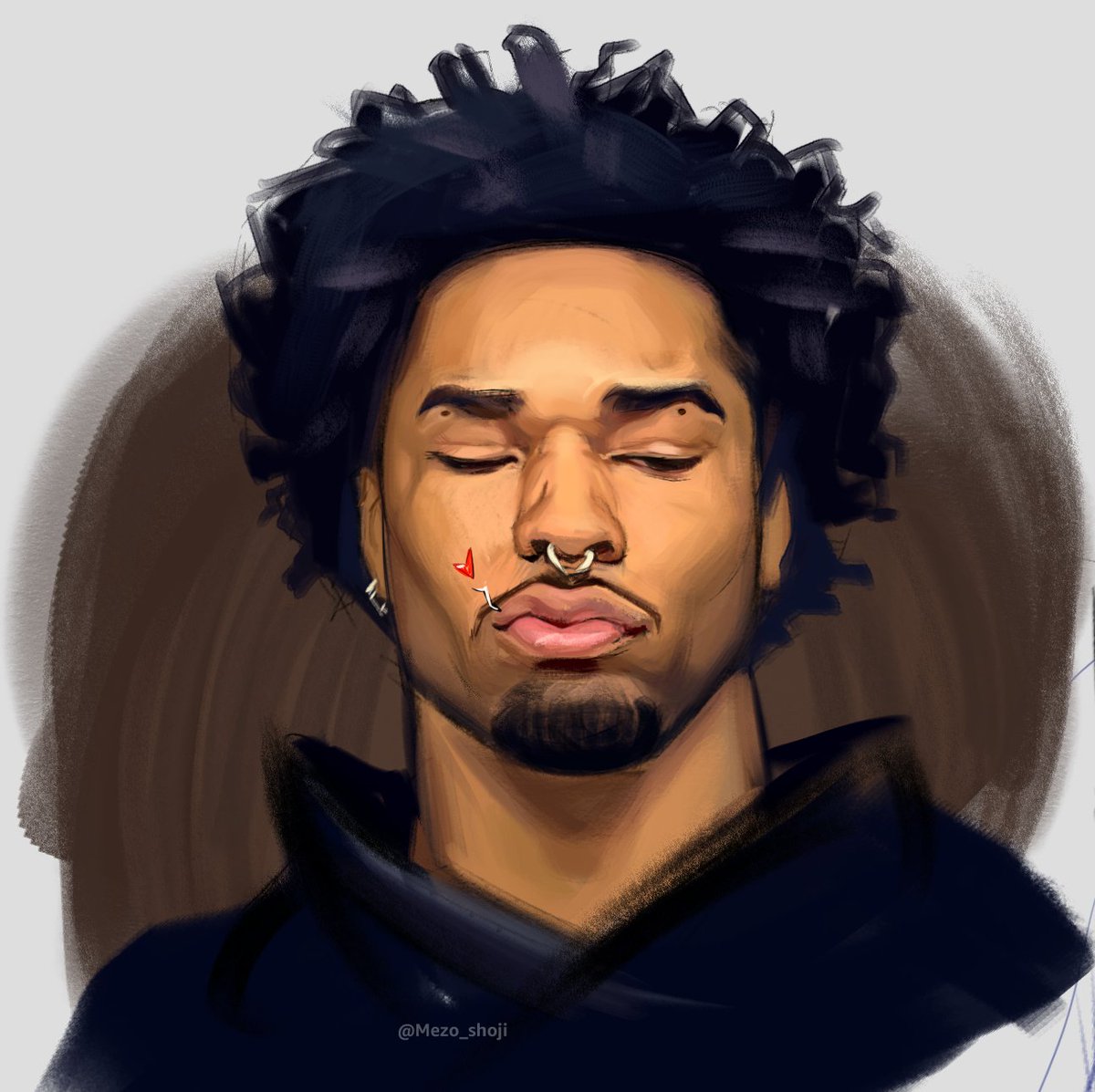 Mezo_Shoji's tweet photo. Painted @8igboobs ..💖 https://t.co/1bYiWVO31I