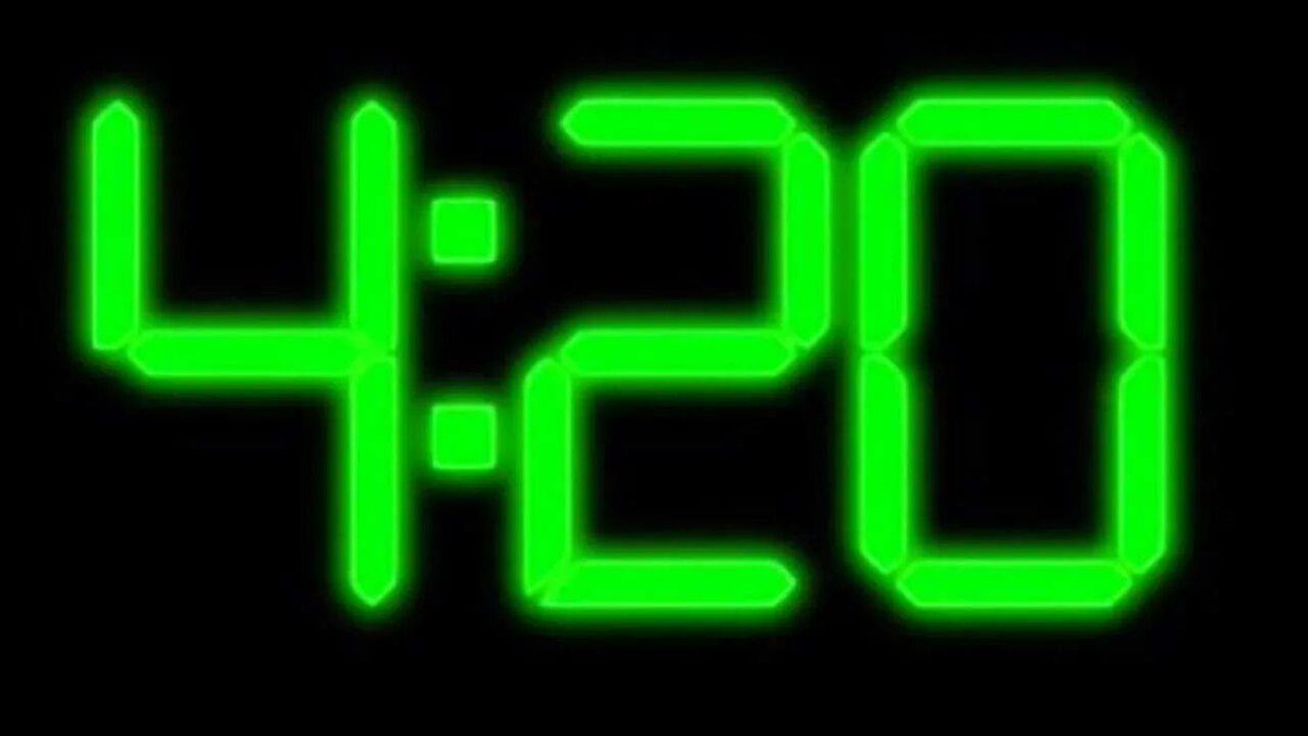WeedySeeds's tweet photo. Наступило то самое время 4:20, один из долгожданных ежегодных праздников, в честь такого события мы дарим всем покупателям купон на скидку в 20% от суммы заказа 1000 рублей. Купон будет действителен сутки, и получить его вы сможете в нашем телеграм боте @WeedyShopBot https://t.co/4ATLH0Kw8h