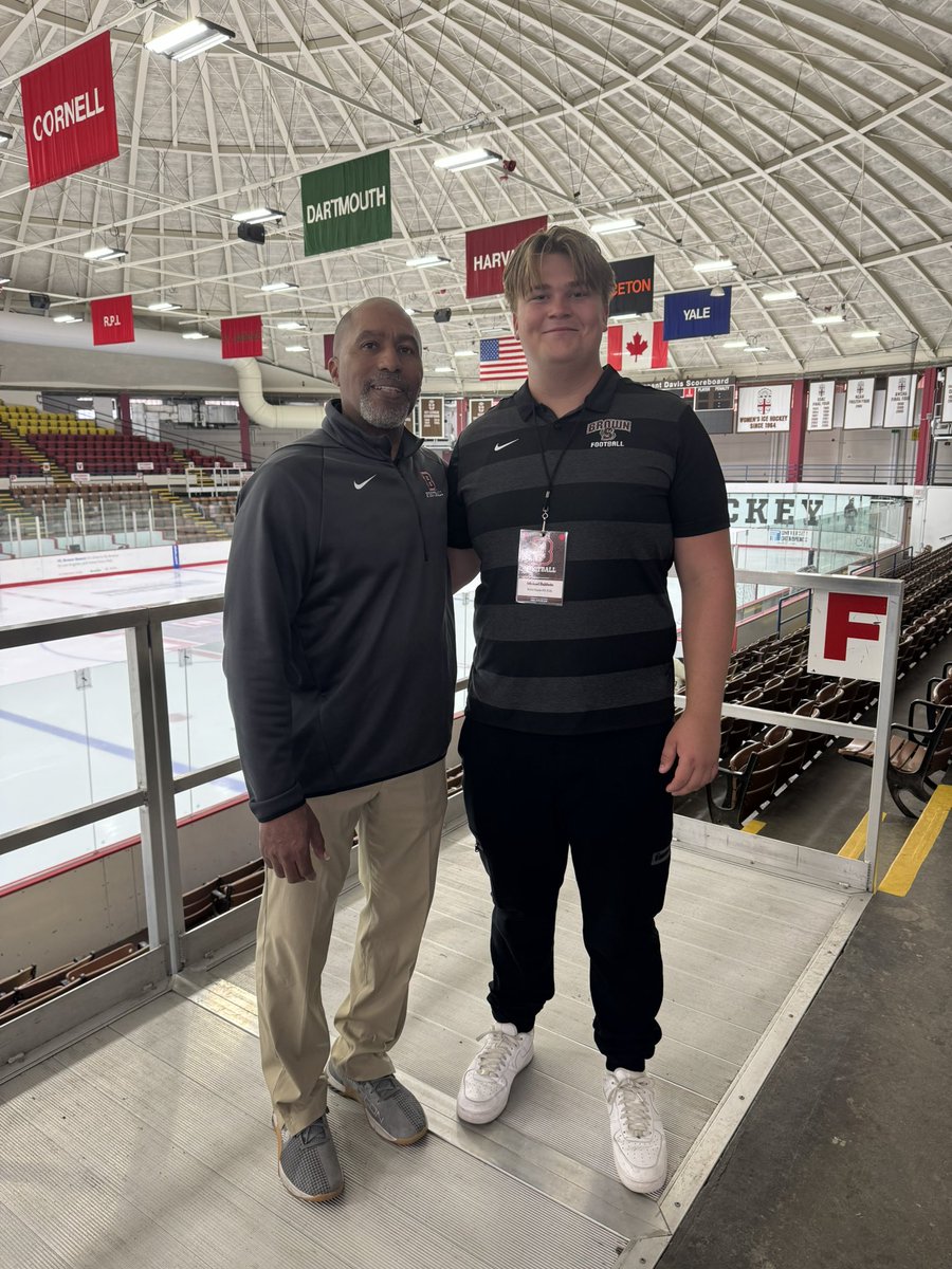mikeybaldwinn's tweet image. Thank you @coachDjackson1 and @CoachEMorrissey for hosting an inspiring junior day. Something special going on in Providence! 100% coming back for @BrownU_Football camp in July.