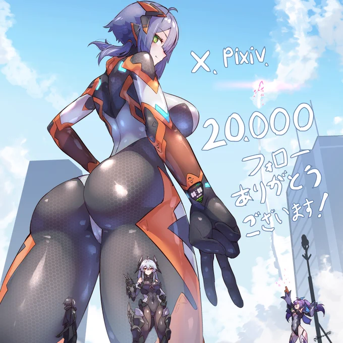 X、pixiv共に2万人フォロー達成しました!皆さんのおかげでここまで来ることが出来ました。改めてありがとうございます。これからもよろしくお願いいたします! 