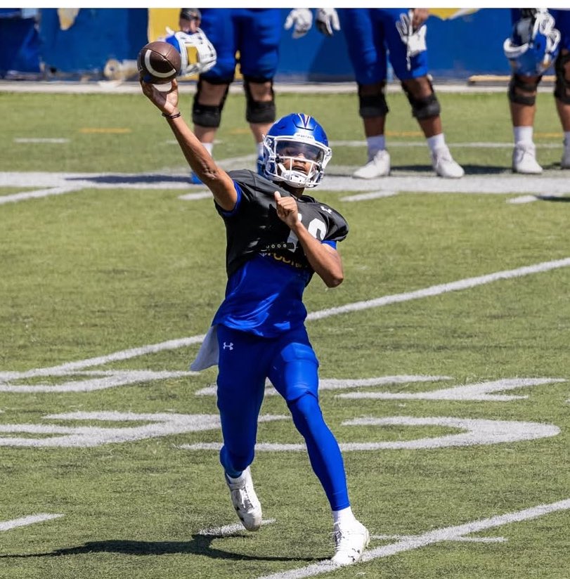 CJ in the <a href="/SanJoseStateFB/">San José State Football</a> scrimmage last weekend.