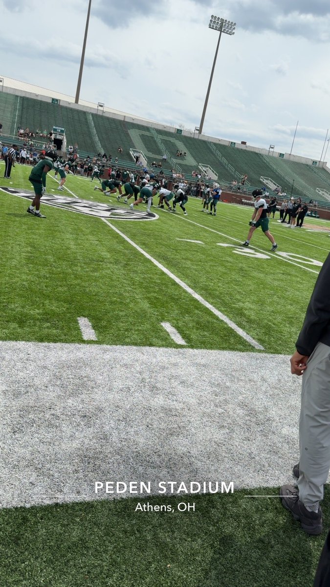 Ryan Rohrborn (@ryanrohrborn) on Twitter photo Had a great experience at <a href="/OhioFootball/">Ohio Football</a> Green White game today! Thank you <a href="/LoganM_CFB/">Logan Meyer</a> for the invite and allowing this to happen! I enjoyed seeing the team compete and seeing what Bobcat football is all about!
<a href="/AustinSchaffer2/">Austin Schaffer</a> <a href="/PlayBookAthlete/">PLAYBOOK ATHLETE</a>
<a href="/JRichterNCSA/">Coach Richter</a> <a href="/RomeoFootball/">RomeoFootball</a> Had a great experience at <a href="/OhioFootball/">Ohio Football</a> Green White game today! Thank you <a href="/LoganM_CFB/">Logan Meyer</a> for the invite and allowing this to happen! I enjoyed seeing the team compete and seeing what Bobcat football is all about!
<a href="/AustinSchaffer2/">Austin Schaffer</a> <a href="/PlayBookAthlete/">PLAYBOOK ATHLETE</a>
<a href="/JRichterNCSA/">Coach Richter</a> <a href="/RomeoFootball/">RomeoFootball</a>