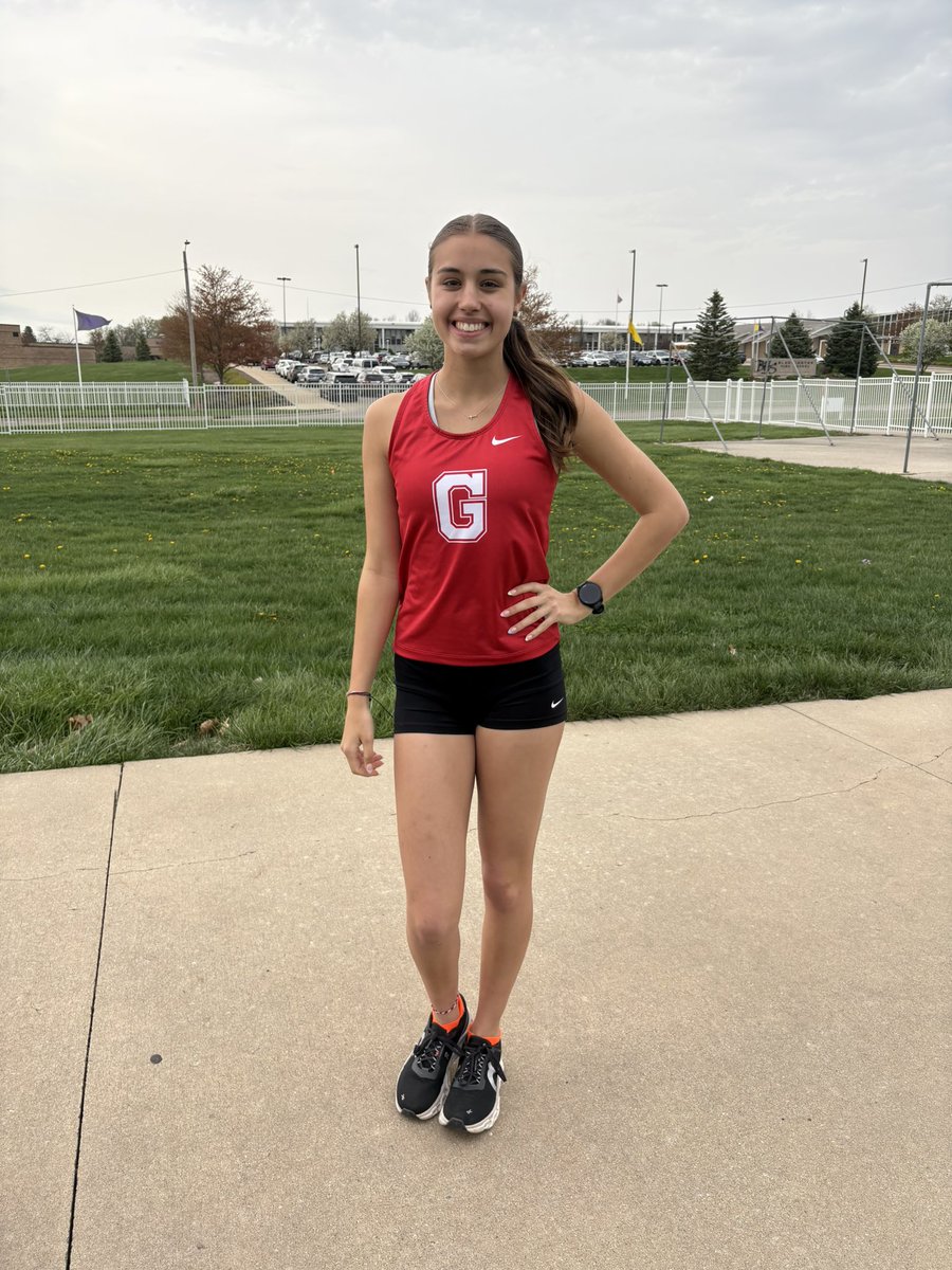 Have a day, Ashlyn! Smart racing in the wind and hard work in the 2nd half! Not the kind of weather where many PR, but you did! IL #24 and #2 in school history!!🔥