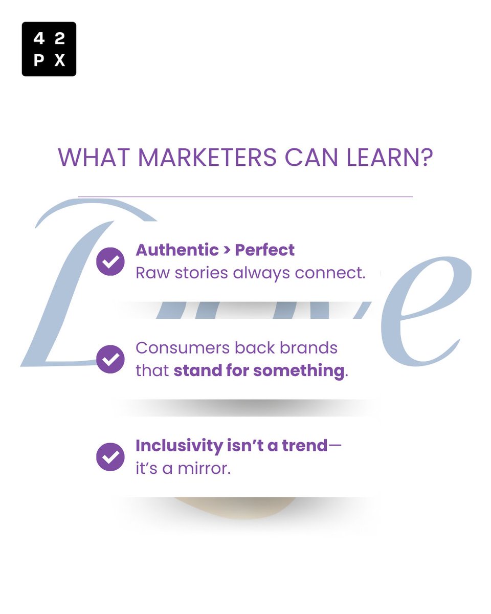 42pxmedia's tweet photo. Not just the #virality, not just the views, but the #impact.
The tears. The conversations. The shift in how beauty was seen and spoken about.
That’s the kind of #marketing that stays with you—long after the ad ends.
#marketingthatmadehistory #BrandBuilding #marketing #psychology https://t.co/AC4ouUy1MH