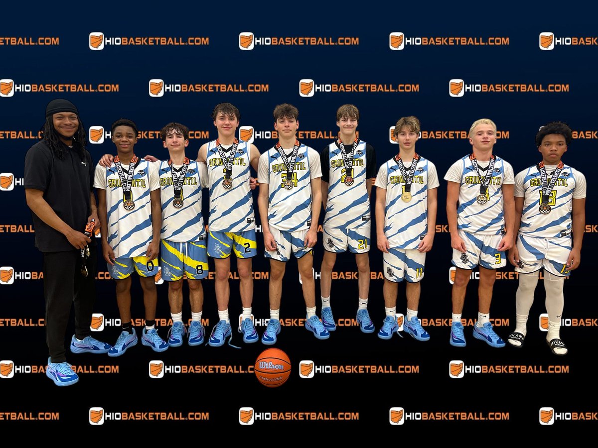 Ohio_Basketball's tweet photo. https://t.co/bQUiQ4VXTI Classic, 8th-grade boys gold division champs, Grinduntil Grey! #Grinduntil https://t.co/CVEbOKjokE