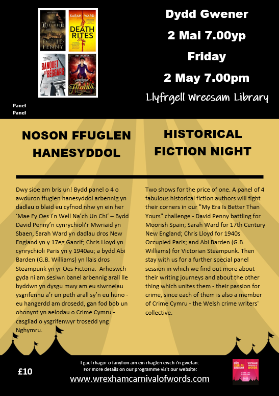 Enjoy a great debate?? Then join us for this entertaining historical fiction event where you get two shows for the price of one! #wrexcarnival tickets: wrexham.gov.uk/carnival