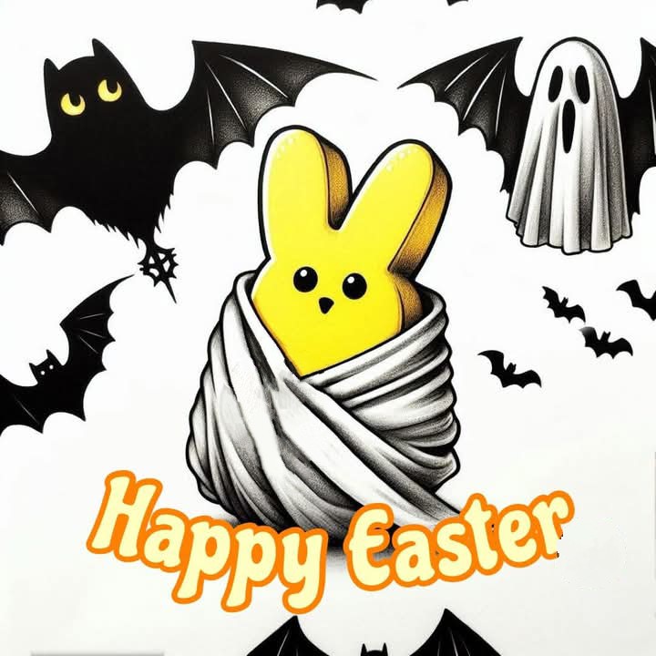ShannonRaven73's tweet photo. Happy Easter Ghostgang 🐇👻🖤👻🐇🖤💙🩵🩷❤️💜💚💛🧡🩶🤎🌷🌻🌷🌻 https://t.co/TZIyo0YbJ8