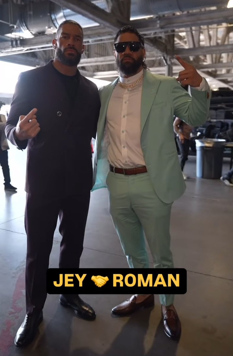 yahyaahmed75176's tweet image. This is family business i love you good luck Roman Reigns and Jey USO I&apos;m hoping winning Believe that