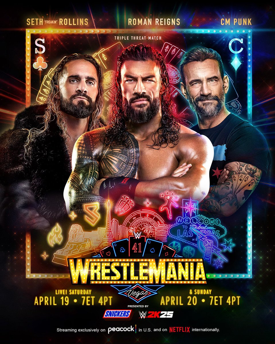 Robbie1Kenobi's tweet image. MAIN EVENT PUNK!
Happy WrestleMania Day!
#WrestleMania41 #WWE #WrestleMania #WrestleManiaVegas