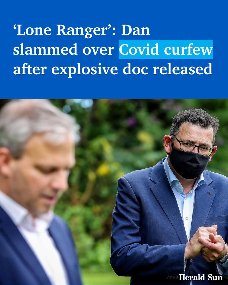 theheraldsun's tweet image. The decision to make millions of Melburnians live under a Covid curfew was not based on medical advice, according to an explosive document released this week after a 4½-year legal fight. &amp;gt; bit.ly/4lIJPFy