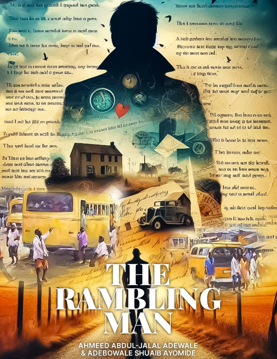 ab_jalalahmeed's tweet photo. “He said I was his muse. I was his mirror.”

The Rambling Man isn’t just a book. It’s a heart cracked open.

📖 Pre-order drops soon.
💬 Tag someone you’d write a poem for.

#TheRamblingMan #LagosPoetry #HeartOnPaper https://t.co/R1F0z5bU51