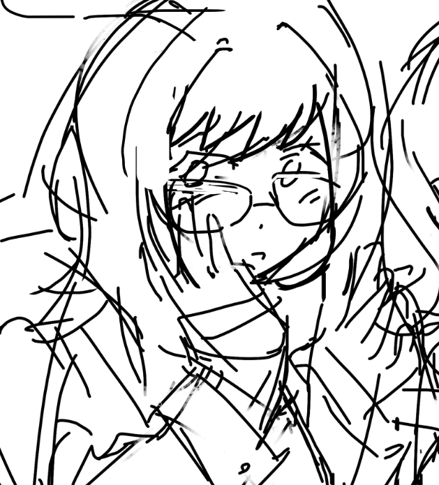 REIL3T's tweet image. 3 month old abandoned sketch but i like this karen