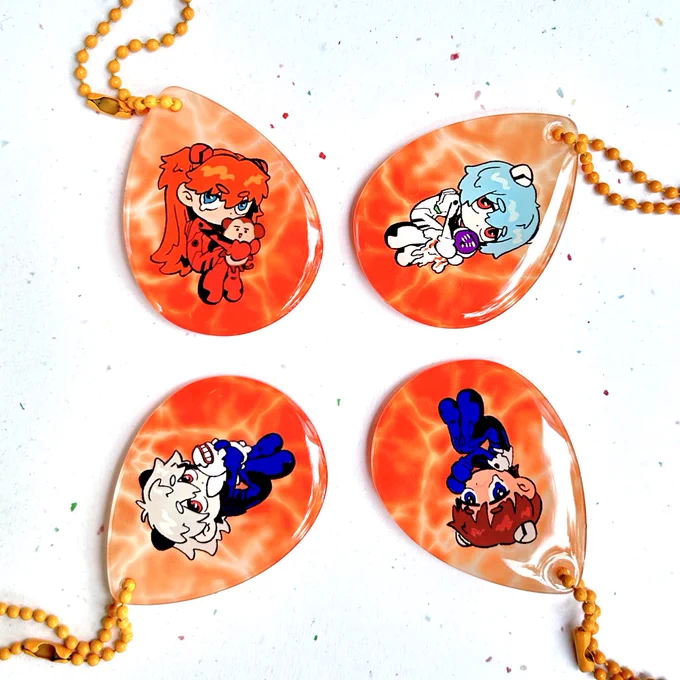 eva LCL teardrop charms 