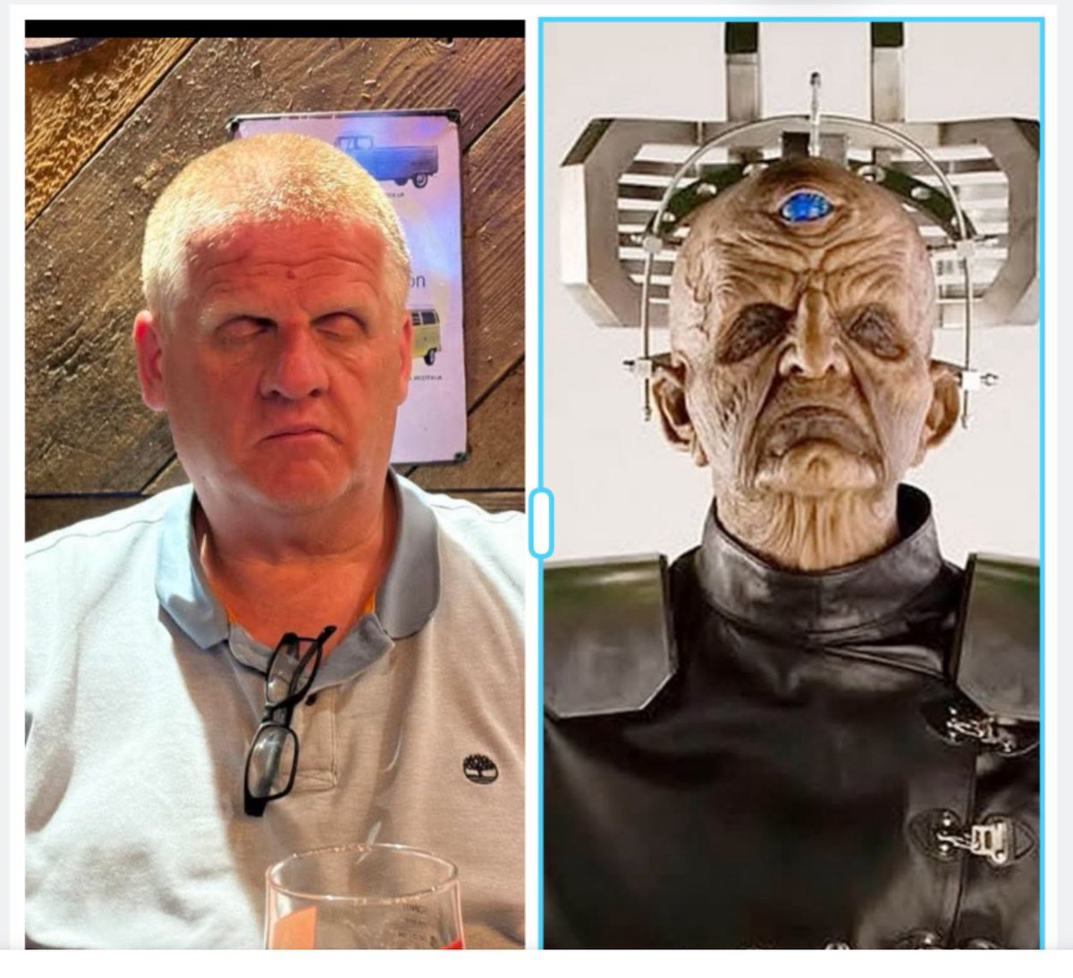 rcbbps's tweet photo. One is Davros, and the other is Ginge. @breakspearstone https://t.co/E4qAuOP8Fc