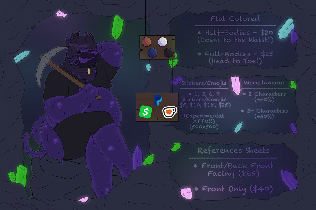 GayGoopyKitty's tweet image. COMMS ARE OPEN!!

Of course, if interested please make a form in the google drive and read the rules!

Dm me here if any issues with the form!

forms.gle/Ny2wpaxrX6dX75…