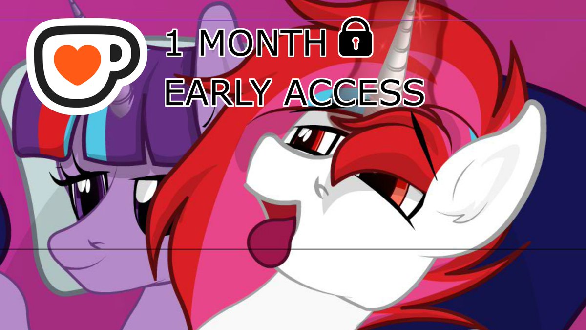 New Short Animation has just gone Live 1 Month Early Access On Kofi! (Or 15 Days? Idk Maybe 15 days lets say.) Kofi Members can see it in Members discord chat.