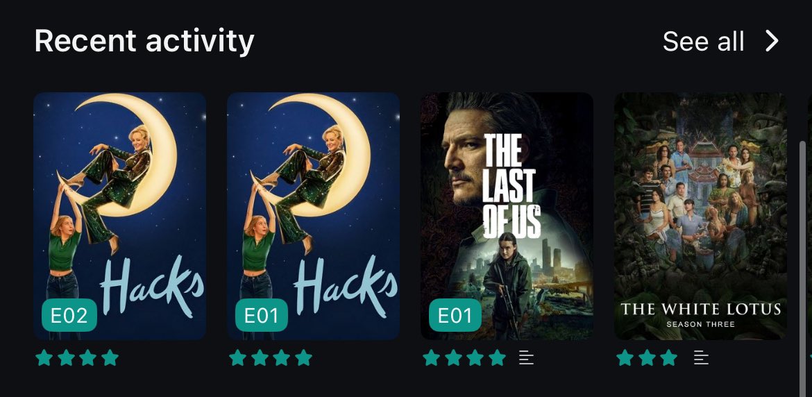 serializd's tweet photo. Serializd Saturdays! What have you been watching? https://t.co/z4Z5TiXMMJ