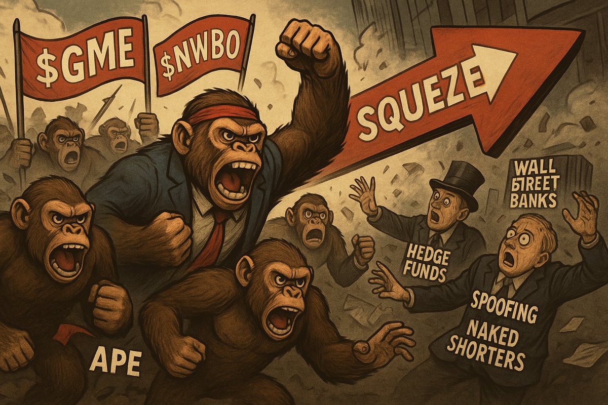 <a href="/FlemmingBruce/">🇩🇰 The Danish Dude 🇬🇱</a> $GME disrupters. Do you want to hurt hedge funds elites? Join the impending battle and $NWBO fight. Your army size and strength will overcome Wall Street. Potentially $NWBO squeeze will force another $GME squeeze as collateral is used up. 🧨💥🔥😆👊