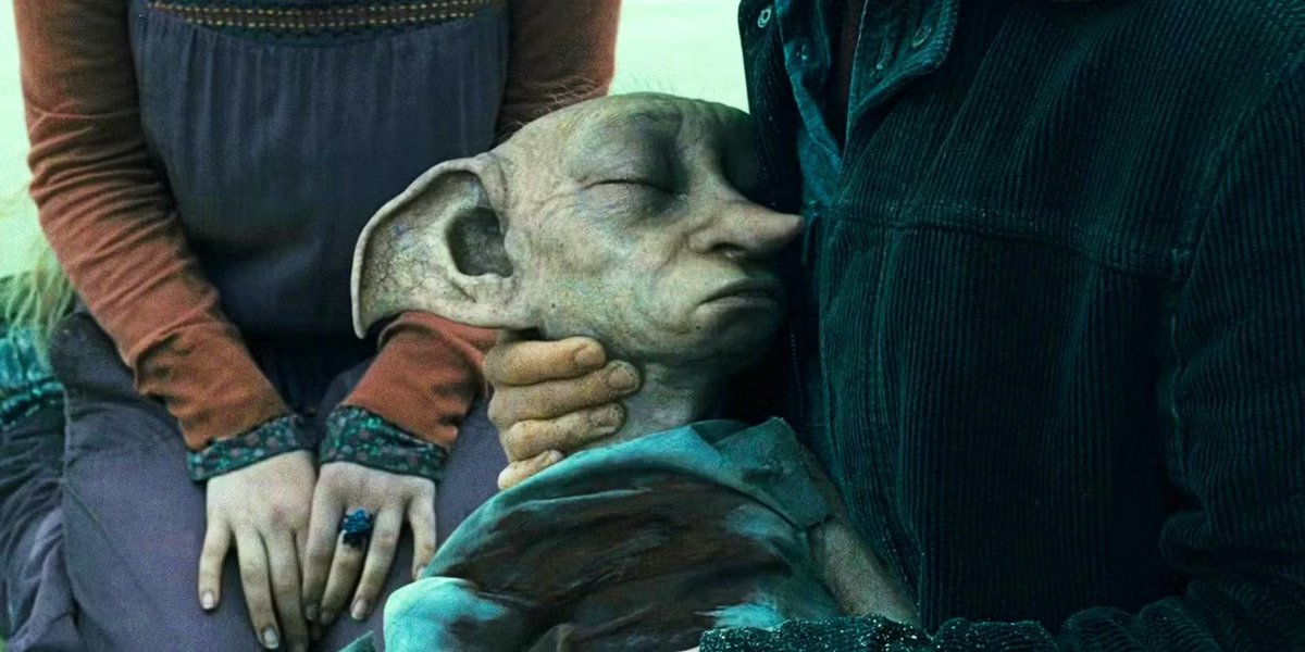 I'm glad Dobby died because he was white.