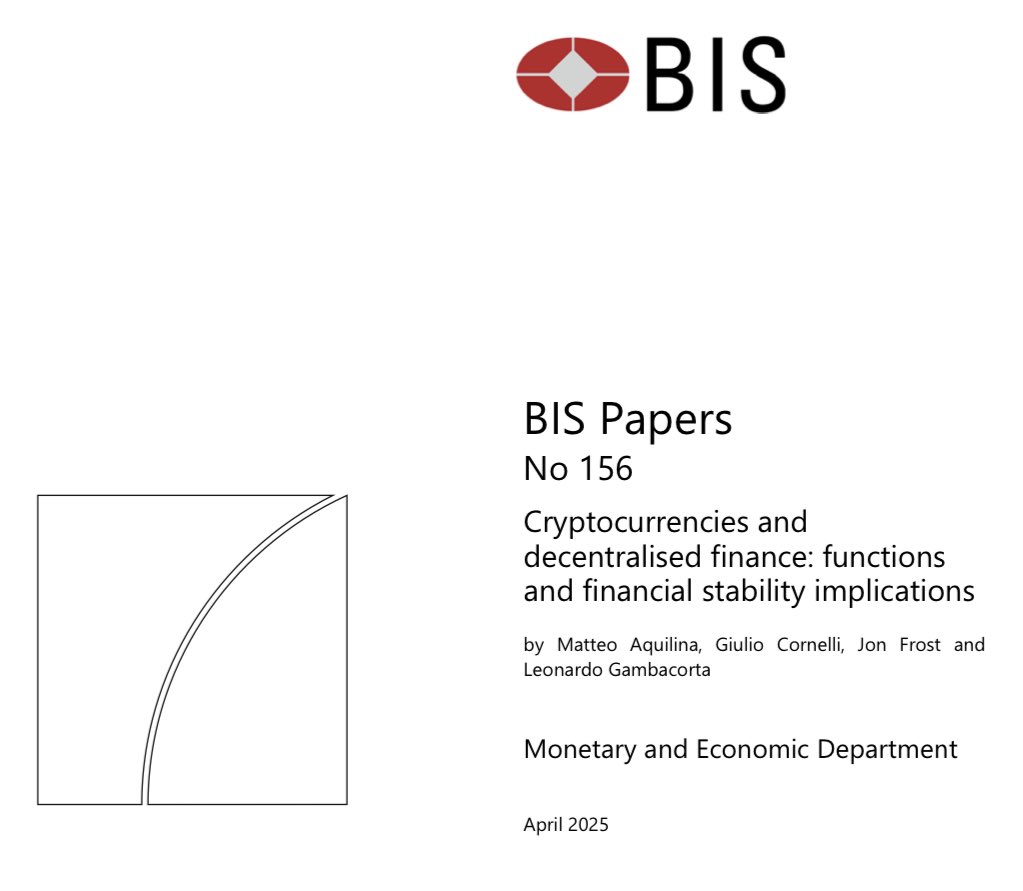 1/ The @BIS_org just published a blueprint for “containing” crypto and  DeFi. Think: writing parking regulations for a fleet of self‑driving drones  — earnest work, two technological leaps behind.
