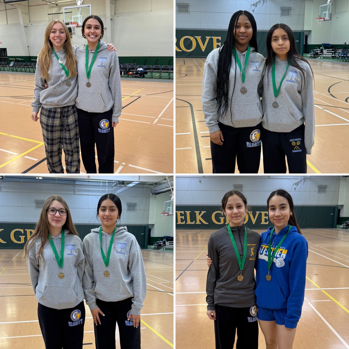 JCHS_Luang's tweet photo. Congrats to our Varsity Badminton team on taking 1st place at the Elk Grove HS Invite today! 🏆 

Our 3 singles &amp; 4 doubles medaled at 1st or 2nd place. Winning 32 out of 35 matches.  Way to go!  We are very proud of you! 
💙🏸💛 https://t.co/sudQkOJIZO