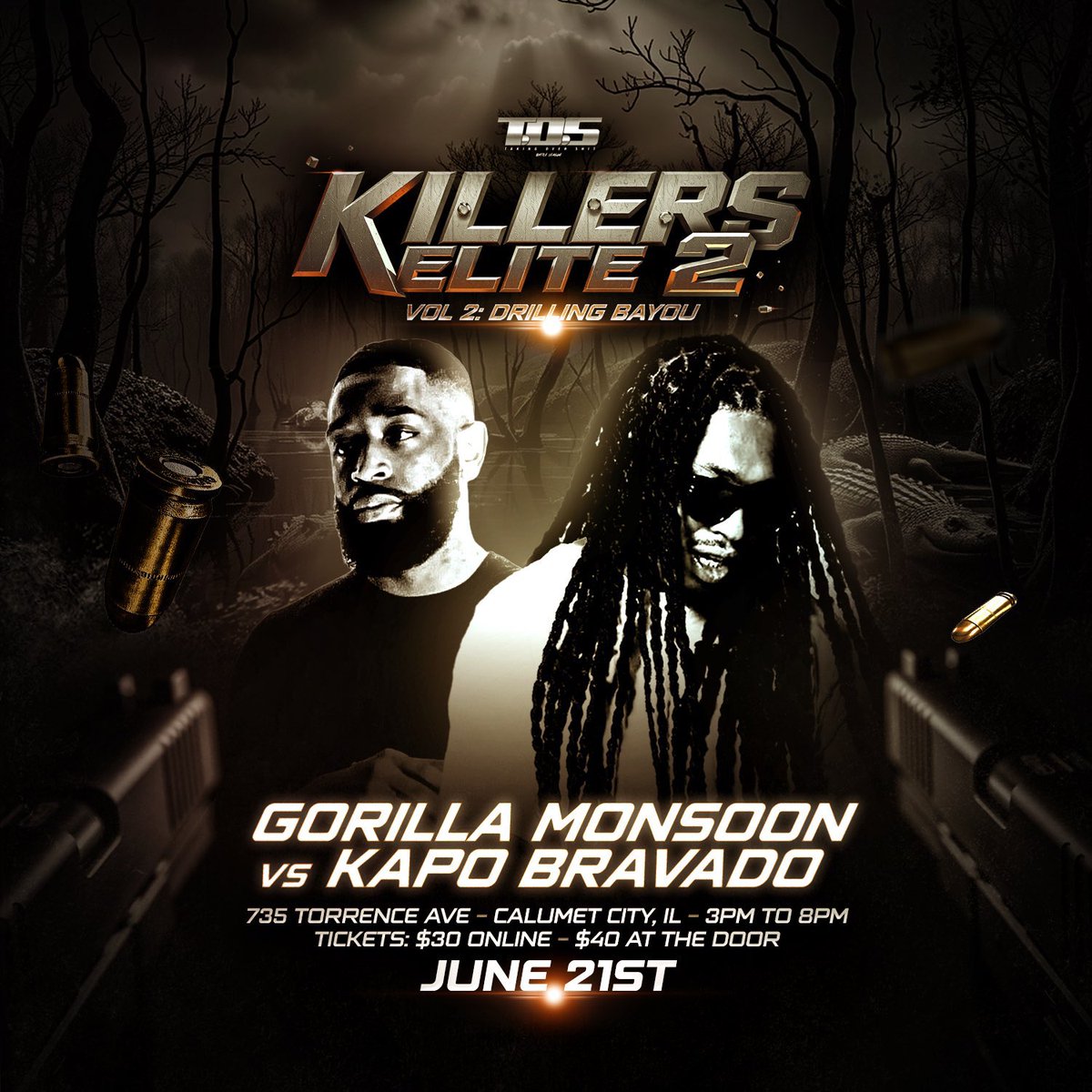 ItsBabyGator's tweet photo. My TOS & Chicago debut 🔥🐊
Kapo Bravado vs Hitmans Child
(Biggest battle of his kareer and I’m not the slightest bit interested😓,, kan we plz put $$$ on da flo?) https://t.co/8JWNS3Op6S