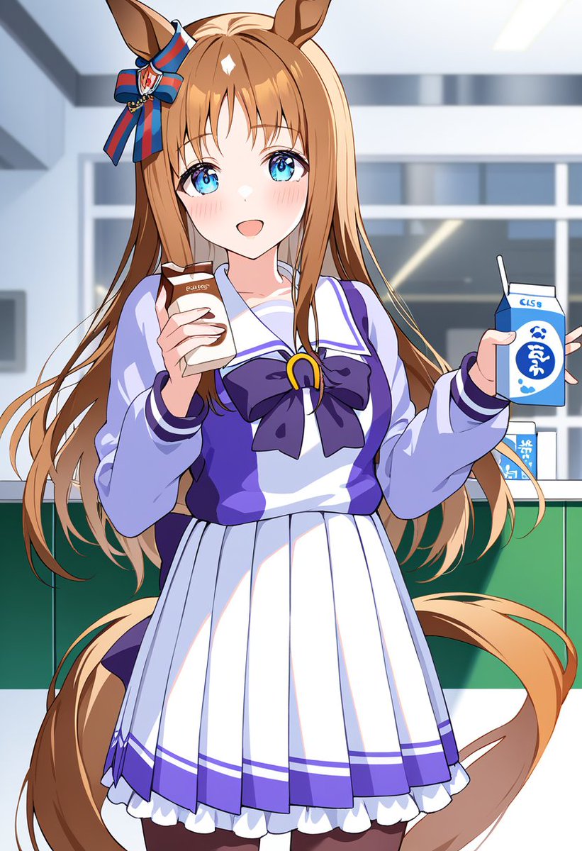 sonicmappy's tweet photo. #グラスワンダー
#ウマ娘
#今日は何の日
「トレーナーさん、今日はコーヒー牛乳の日ですよ🎵コーヒー牛乳お好きでしたよね💙」
（甘いのが好み…💕） https://t.co/FcVDjPa1Hz