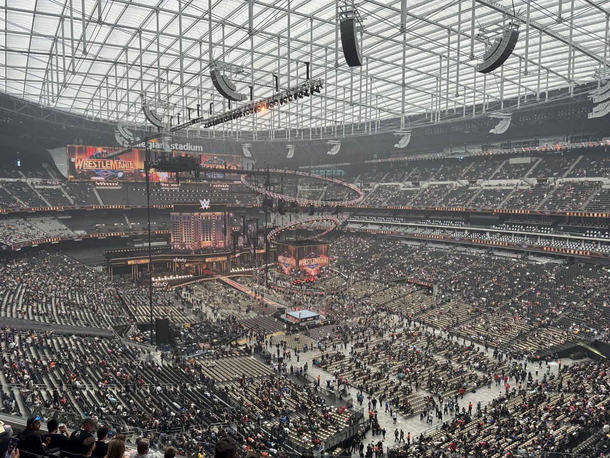 fuzzriff's tweet image. This feels surreal, but it’s still real to me damn it! #WrestleMania