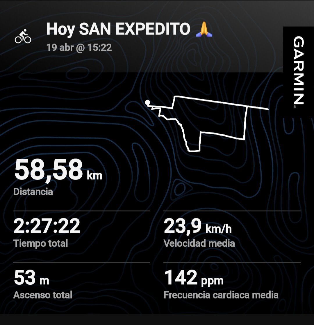 elalbardonero's tweet image. Hoy en su día #SanExpedito 🙏 🚵‍♂️💪#Angaco...
no me pidan foto por que hoy imposible tomarse una 📸