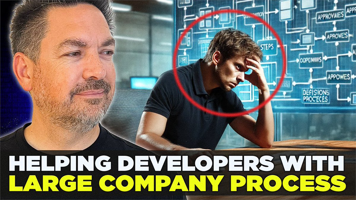 Ever wondered why devs lose motivation in large companies? It’s not the work—it’s the process. Dan dives deep into startup agility vs enterprise red tape &amp; how to champion your devs. A must-watch!
youtu.be/IGa8jWk0axI
#DevLife #TechLeadership