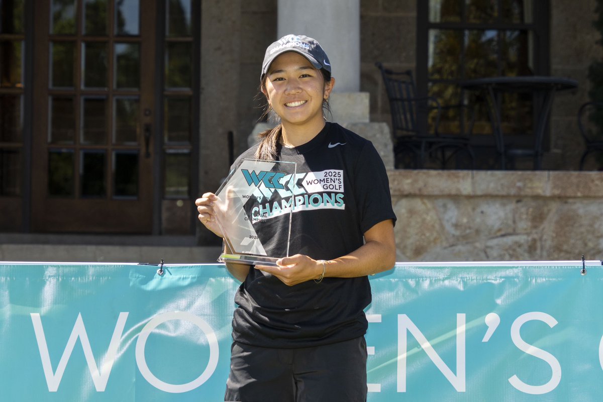 Cleaned up 🧹 

It’s a WCC sweep for <a href="/BeaverWGolf/">Oregon State Golf</a>, earning the team title as Raya Nakao takes the individual championship. #GoBeavs