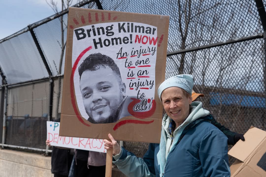 Two weeks ago the people of Milwaukee were heard in a massive #handsoff demonstration at the federal building. Today the people were seen. Milwaukeeans held signs &amp; banners on highway overpasses &amp; engaged in cleanups across the city in response to the fascist in the Oval Office.