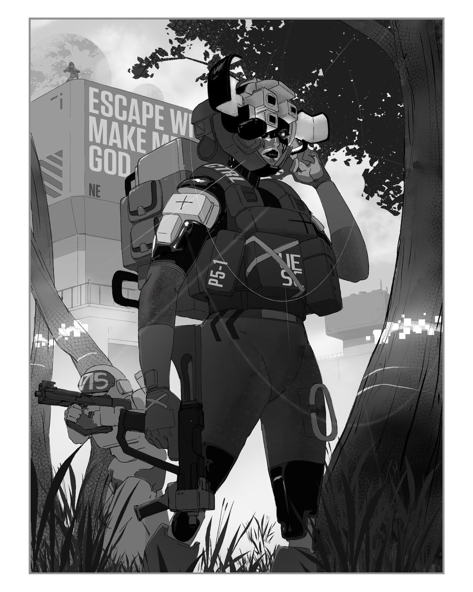 michael_lee_art's tweet photo. I was instantly interested to see how @marathonthegame was going to develop after seeing @bungie ‘s first trailer for it. The graphic realism on it was so mesmerizing to look at. After seeing the new runners, Blackbird became my instant favorite (excited for thief too!) had to do https://t.co/b8LQnzCOOP